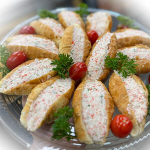 Mini-croissants à la goberge