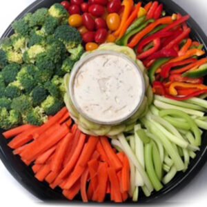 Assiette de crudités & trempette maison